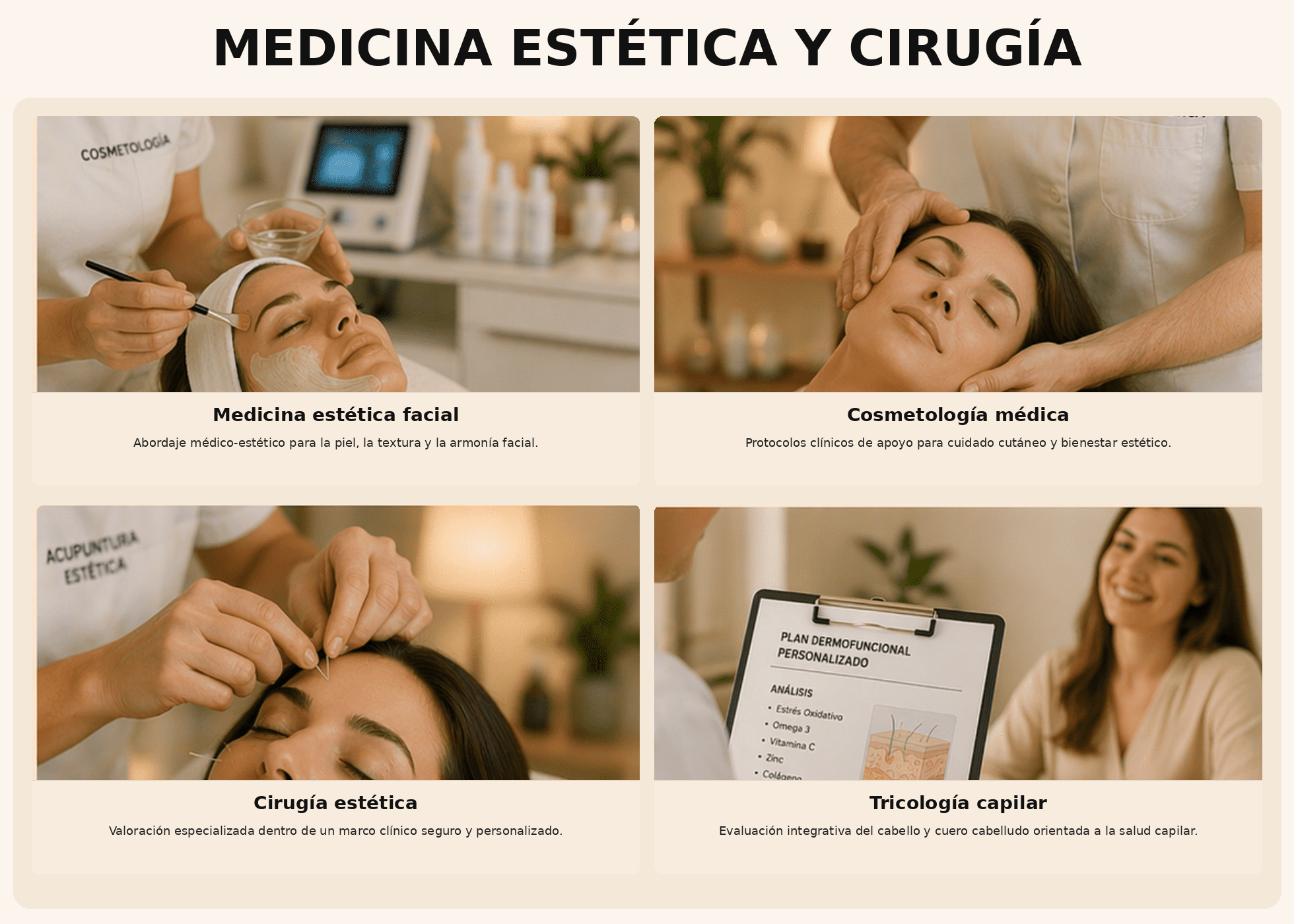 Medicina estética y cirugía estética