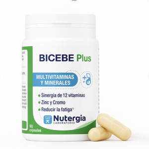 Bicebe Plus – Multivitamínico con zinc y cromo 60 capsulas