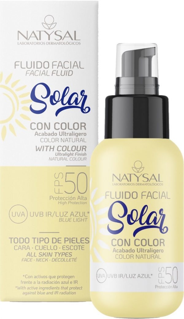 FLUIDO FACIAL SOLAR CON COLOR FPS 50+