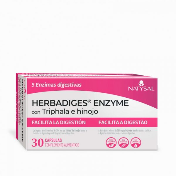 HERBADIGES ENZYME CON TRIPHALA E HINOJO