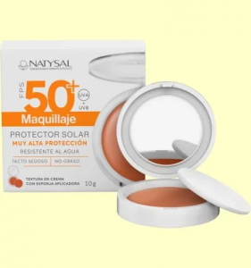 MAQUILLAJE EN CREMA SPF50+ POLVERA