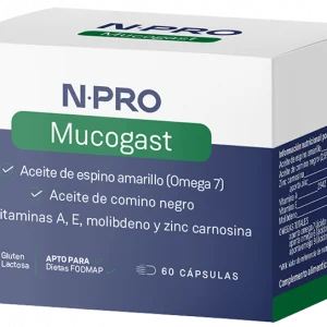 NPRO MUCOGAST 60 CAPSULAS