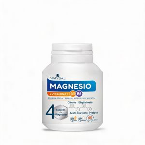 Magnesio 4 Fuentes con Vitaminas D3 y B6